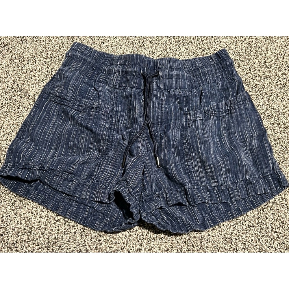 A22 Athleta‎ blue shorts size 2 casual drawstring
